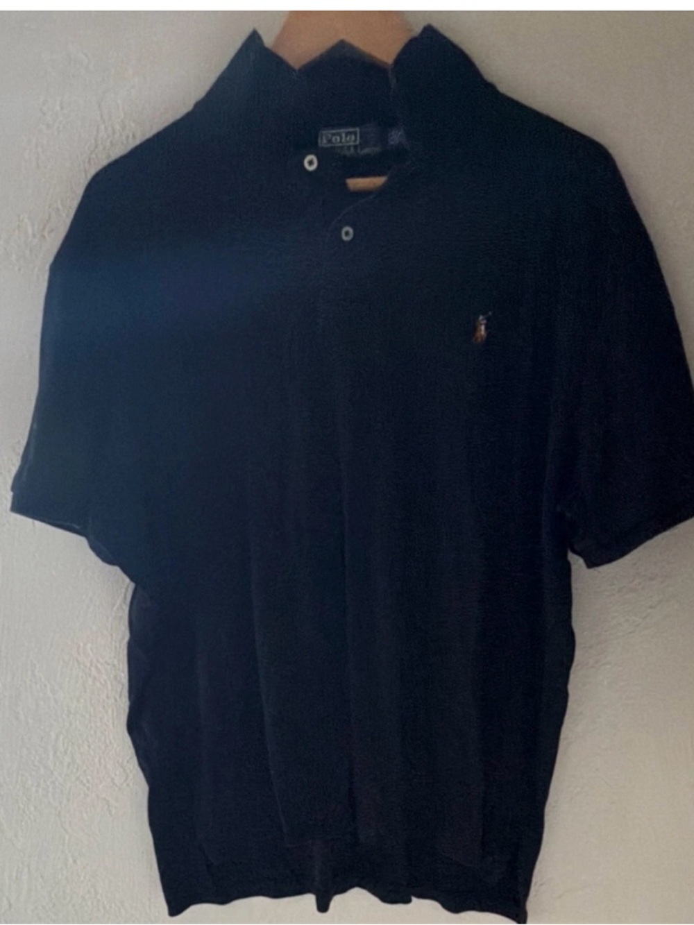 Polo Ralph Lauren Black Polo Shirt Men’s XXL Classic Fit Short Sleeve